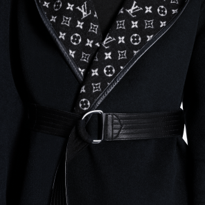 Louis Vuitton Hooded Wrap Coat